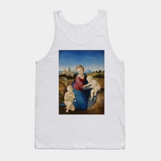 Madonna and Child with the Infant Saint John by Raphael Tank Top